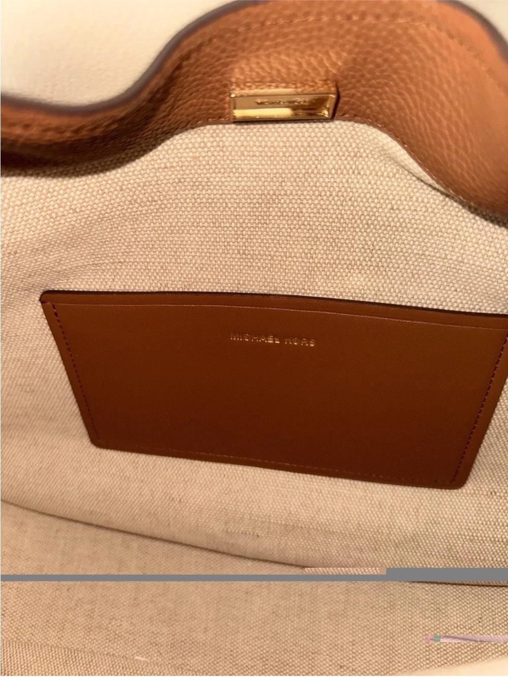 Michael Kors large cognac